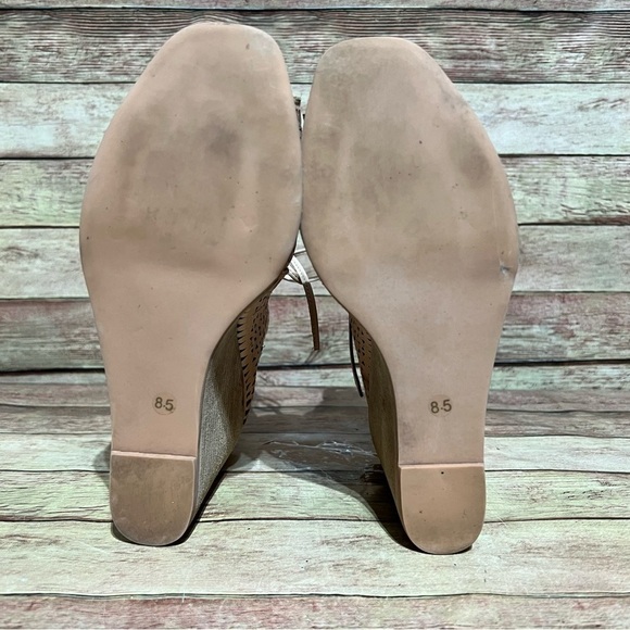 Jeffrey Campbell Rodillo Wedge Open Toe Sandals - Picture 8 of 9